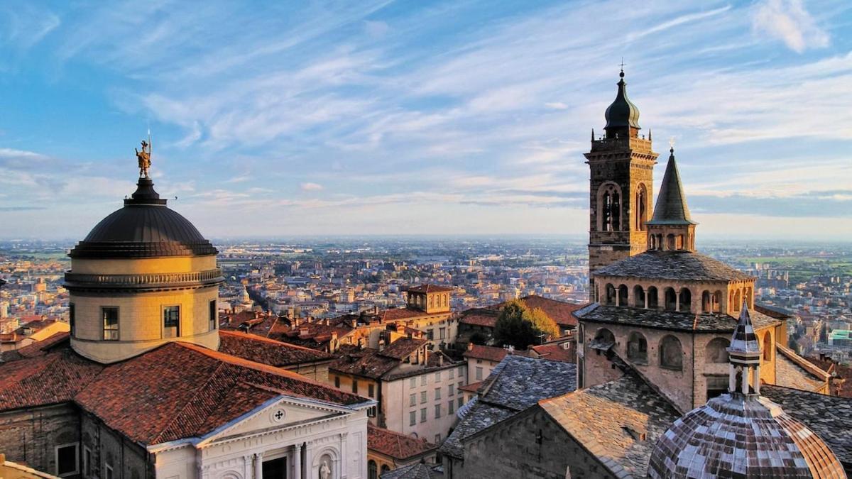 8Min Airport Orio Al Serio - Attico Lusso E Terrazza Seriate Buitenkant foto